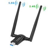 Zexmte Wireless USB WiFi Adapter 1200Mbps Dual Band 2.4GHz/300Mbps