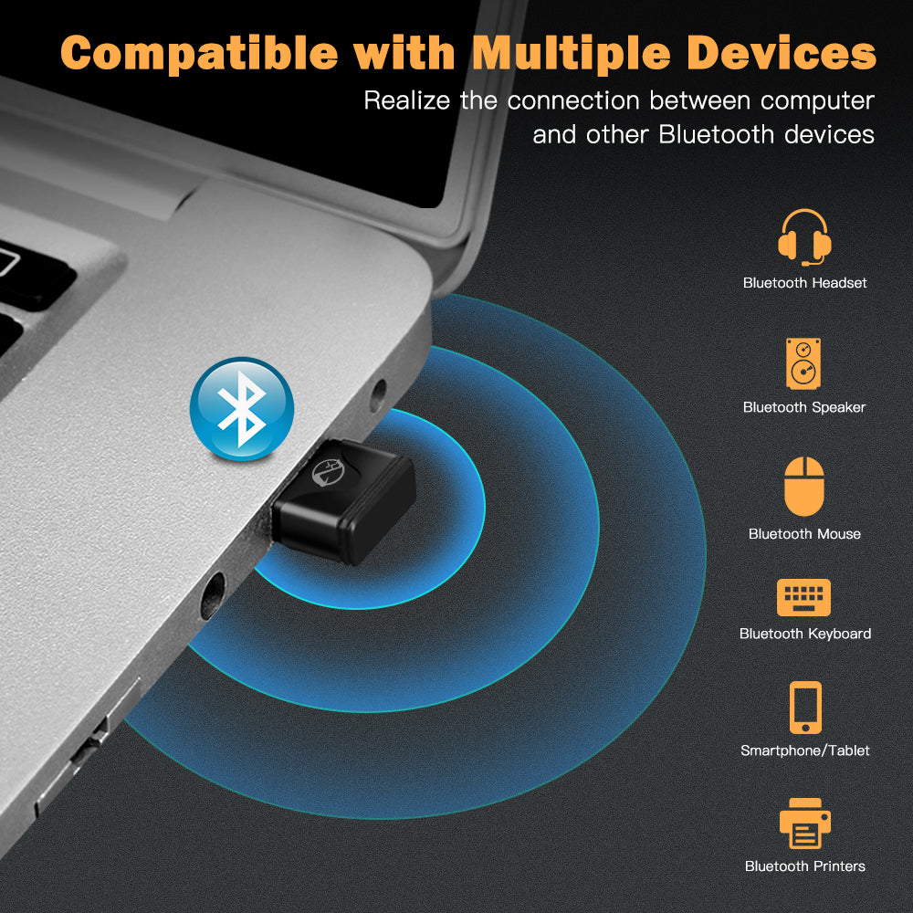 Vente Récepteur USB RTL812 Adaptateur Bluetooth 5.3 3 Mbps Mini Adaptateur  Dongle Bluetooth Transceiver pour Haut-parleur sans Fil Audio Souris PC -  Banggood Français Mobile